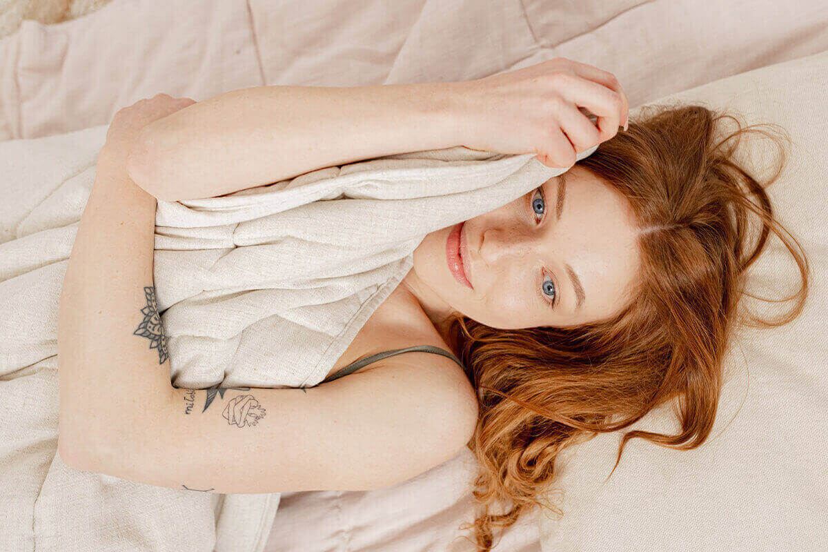 gewichtsdecke im sommer