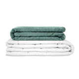 Coperta terapeutica originale - Coperta ponderata con rivestimento per 4 stagioni in verde menta per adulti