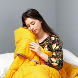 Coperta terapeutica originale - fodera per coperte ponderate con anelli per bambini e adulti