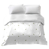 Coperta terapeutica originale - Rivestimento in cotone Foglie verdi