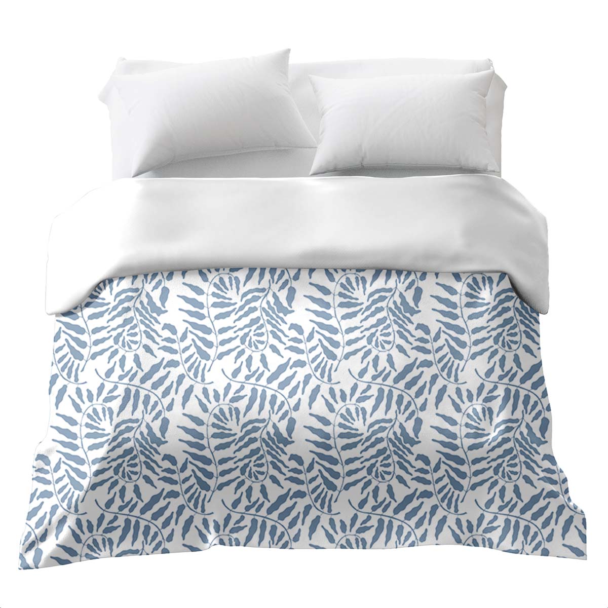 Coperta terapeutica originale - Rivestimento in cotone piante blu