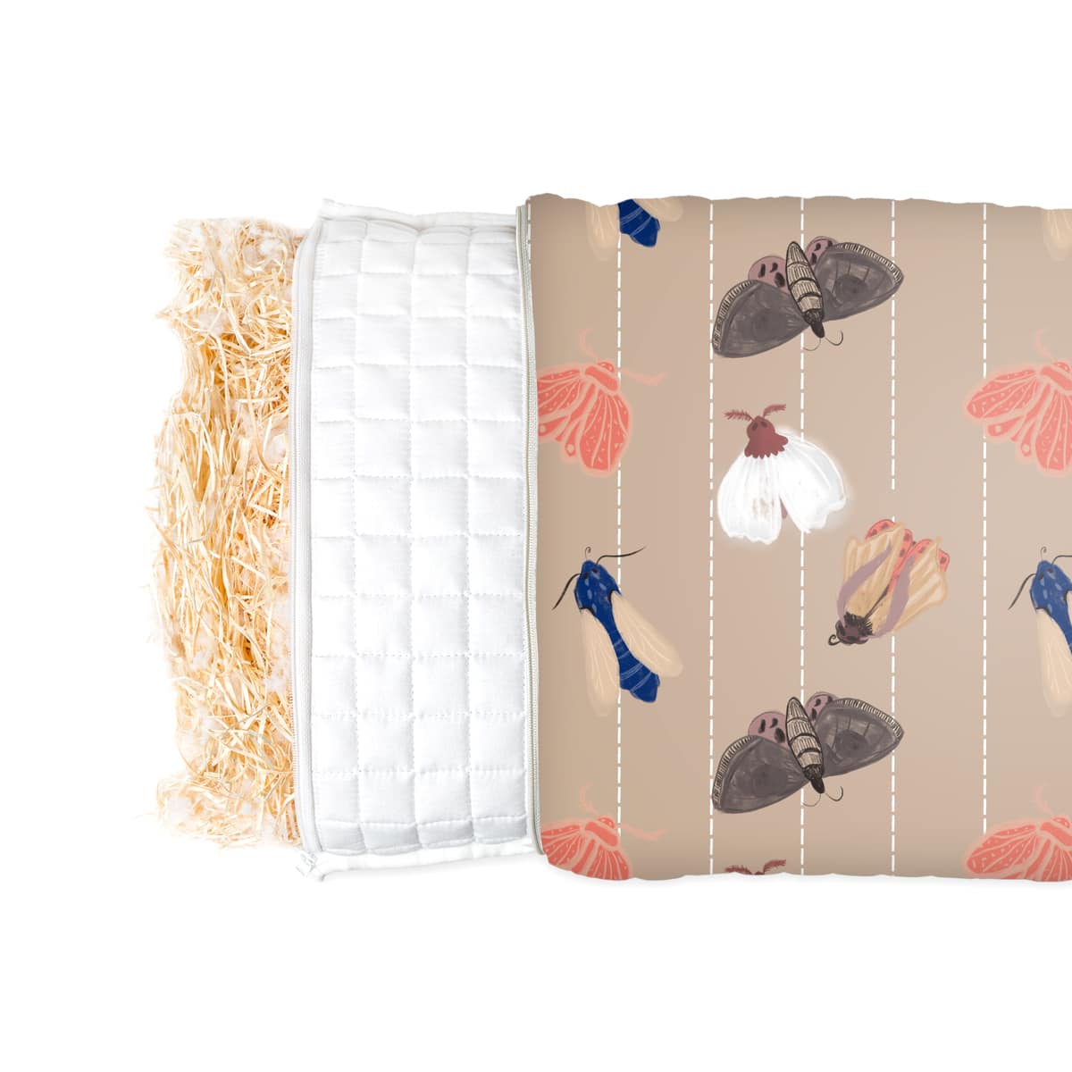 Cuscino sanitario con motivo insetti per bambini