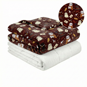 Coperta terapeutica originale - Magia Hedwig Coperta ponderata con rivestimento in cotone per bambini e adulti