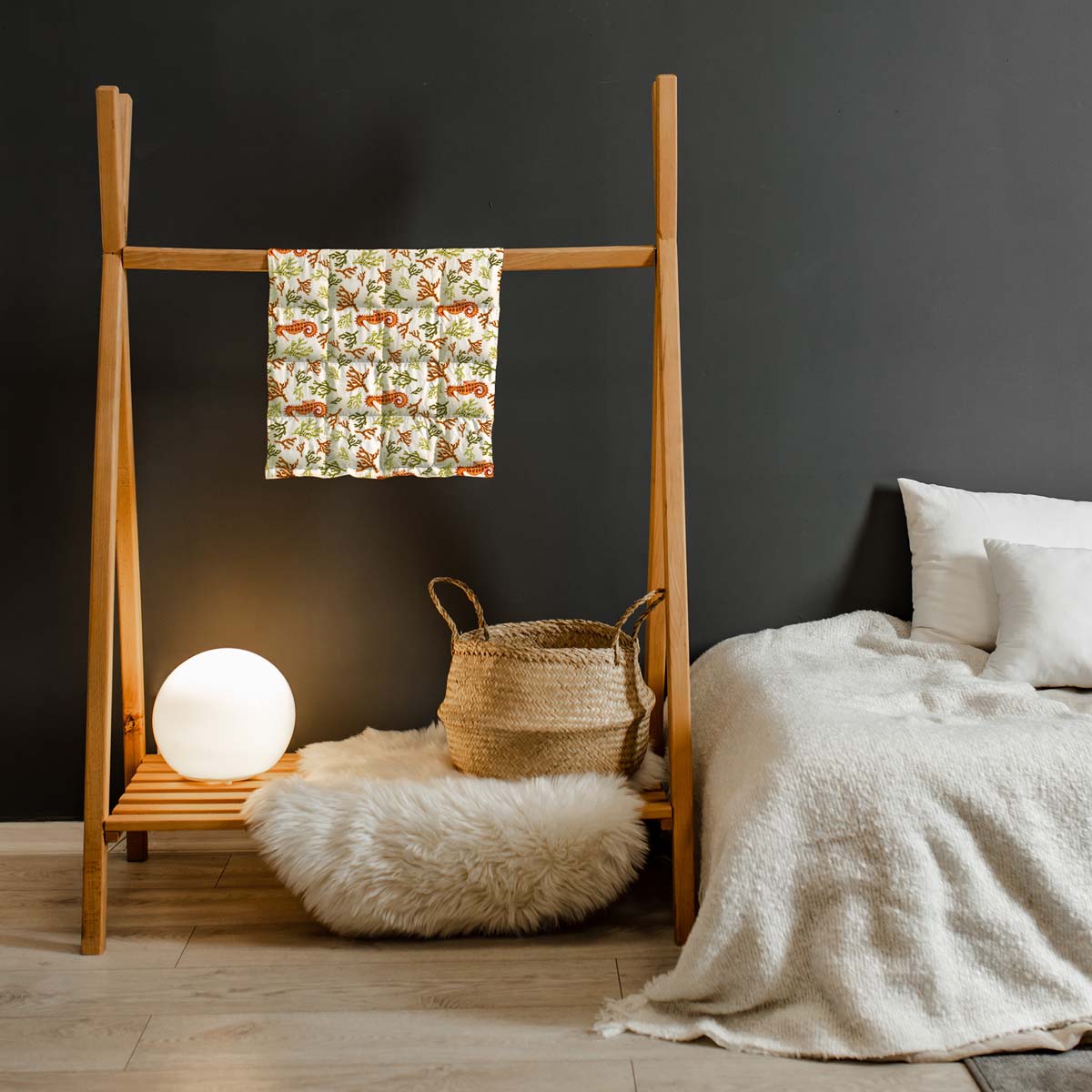 Cuscino ponderato per bambini - motivi di animali marini