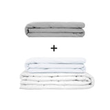 Coperta terapeutica originale - Set di coperte ponderate per adulti incluso 2 coperture a scelta