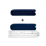 Coperta terapeutica originale - Set di coperte ponderate per adulti incluso 2 coperture a scelta