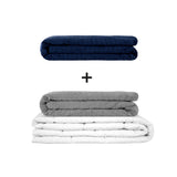 Coperta terapeutica originale - Set di coperte ponderate per adulti incluso 2 coperture a scelta