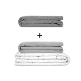 Coperta terapeutica originale - Set di coperte ponderate per adulti incluso 2 coperture a scelta