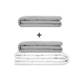 Coperta terapeutica originale - Set di coperte ponderate per adulti incluso 2 coperture a scelta