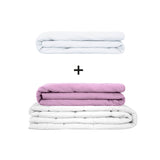 Coperta terapeutica originale - Set di coperte ponderate per adulti incluso 2 coperture a scelta