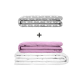 Coperta terapeutica originale - Set di coperte ponderate per adulti incluso 2 coperture a scelta