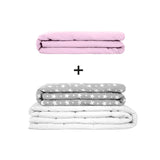 Coperta terapeutica originale - Set di coperte ponderate per adulti incluso 2 coperture a scelta