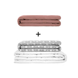 Coperta terapeutica originale - Set di coperte ponderate per adulti incluso 2 coperture a scelta