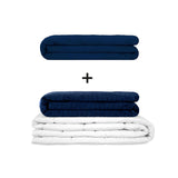 Coperta terapeutica originale - Set di coperte ponderate per adulti incluso 2 coperture a scelta