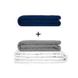Coperta terapeutica originale - Set di coperte ponderate per adulti incluso 2 coperture a scelta