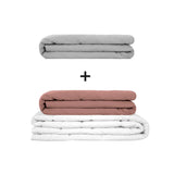Coperta terapeutica originale - Set di coperte ponderate per adulti incluso 2 coperture a scelta