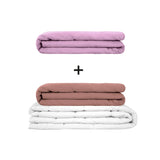 Coperta terapeutica originale - Set di coperte ponderate per adulti incluso 2 coperture a scelta