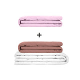 Coperta terapeutica originale - Set di coperte ponderate per adulti incluso 2 coperture a scelta