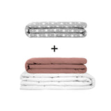 Coperta terapeutica originale - Set di coperte ponderate per adulti incluso 2 coperture a scelta