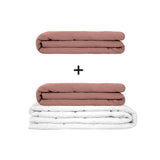 Coperta terapeutica originale - Set di coperte ponderate per adulti incluso 2 coperture a scelta
