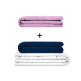 Coperta terapeutica originale - Set di coperte ponderate per adulti incluso 2 coperture a scelta
