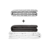 Coperta terapeutica originale - Set di coperte ponderate per adulti incluso 2 coperture a scelta