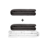 Coperta terapeutica originale - Set di coperte ponderate per adulti incluso 2 coperture a scelta