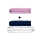 Coperta terapeutica originale - Set di coperte ponderate per adulti incluso 2 coperture a scelta
