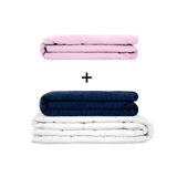 Coperta terapeutica originale - Set di coperte ponderate per adulti incluso 2 coperture a scelta