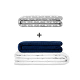 Coperta terapeutica originale - Set di coperte ponderate per adulti incluso 2 coperture a scelta