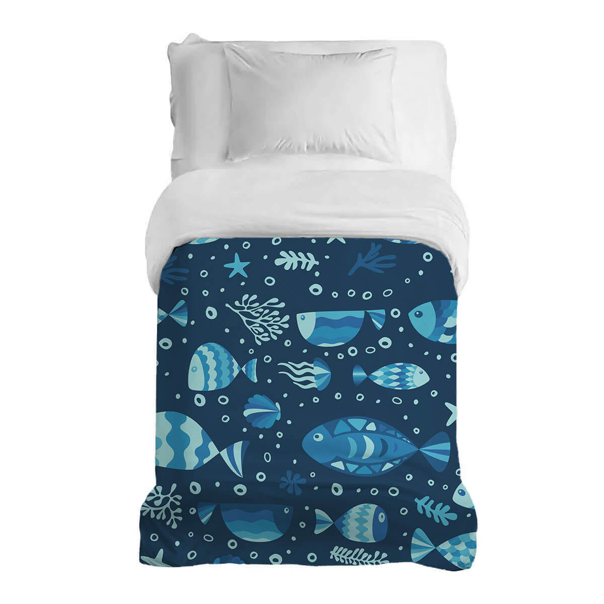 Coperta terapeutica originale - Rivestimento in cotone mondo sottomarino