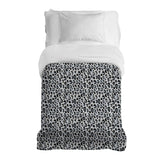 Coperta terapeutica originale - Rivestimento in cotone nero bianco motivo leopardato