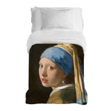 Coperta terapeutica originale - Rivestimento in cotone La ragazza con l'orecchino di perla