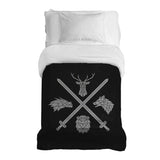Coperta terapeutica originale - Rivestimento in cotone con stemma
