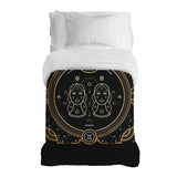Coperta terapeutica originale - Rivestimento in cotone Segno zodiacale Gemelli