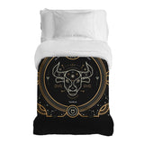 Coperta terapeutica originale - Rivestimento in cotone Segno zodiacale Toro