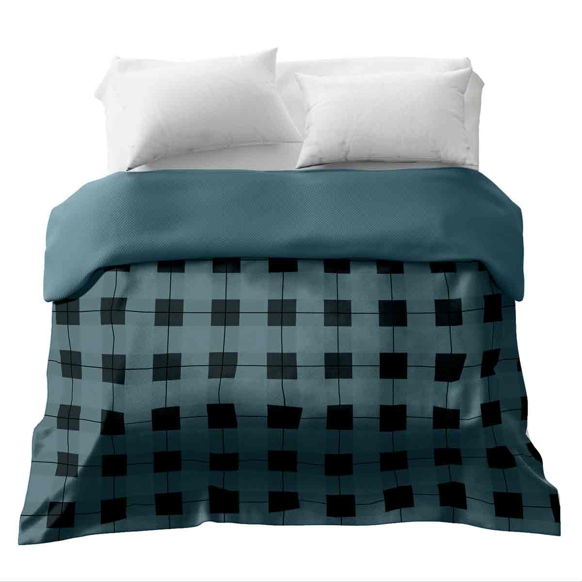 Coperta terapeutica originale - Rivestimento in cotone nero blu