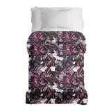 Coperta terapeutica originale - Rivestimento in cotone con mare di fiori viola