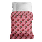 Coperta terapeutica originale - Rivestimento in cotone rosa con fragole