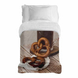 Coperta terapeutica originale - Rivestimento in cotone con pretzel
