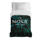 Coperta terapeutica originale - Rivestimento in cotone con scritta The Matrix