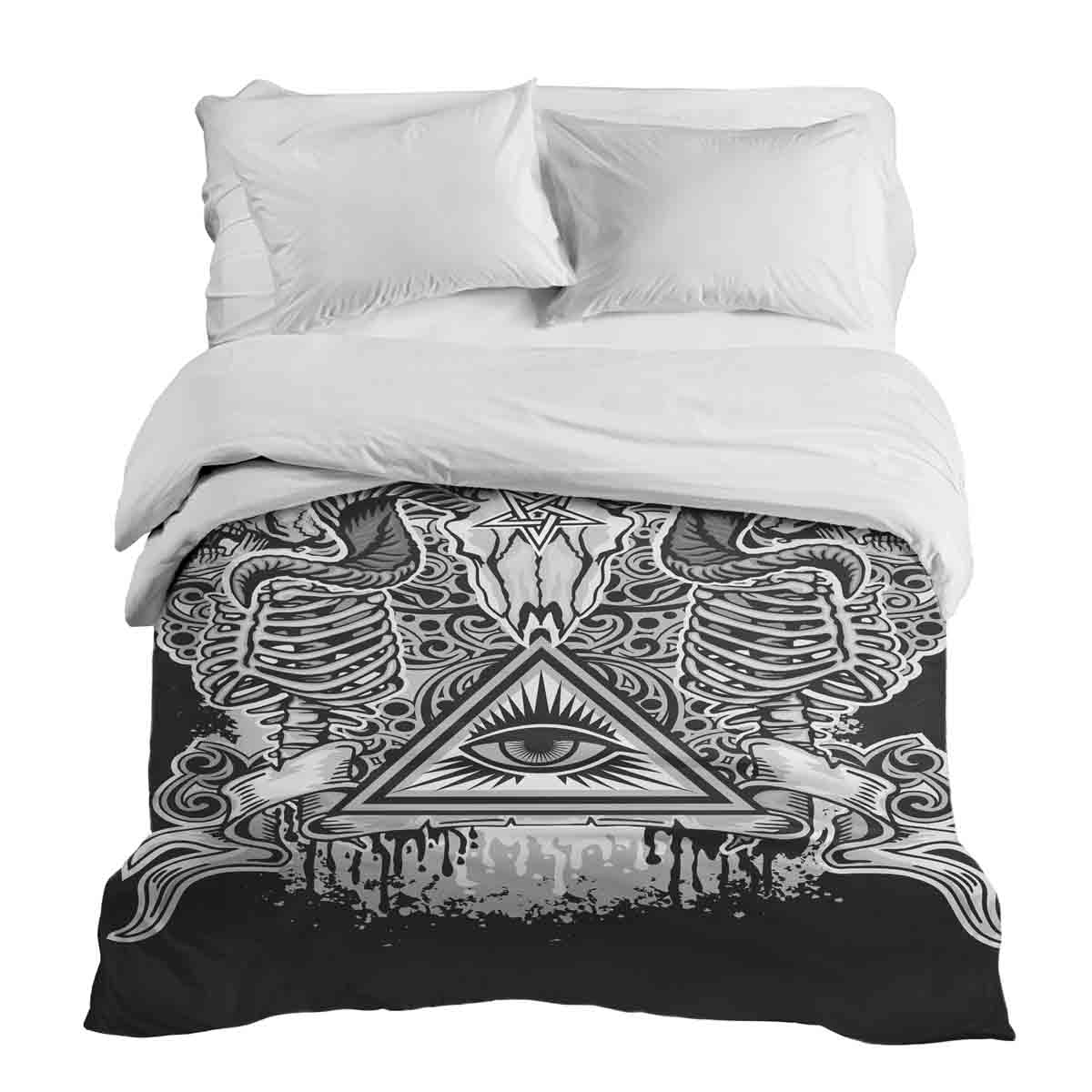 Coperta terapeutica originale - Rivestimento in cotone nero Occhio 2