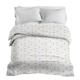 Coperta terapeutica originale - Rivestimento in cotone bianco con pagliuzze di paglia