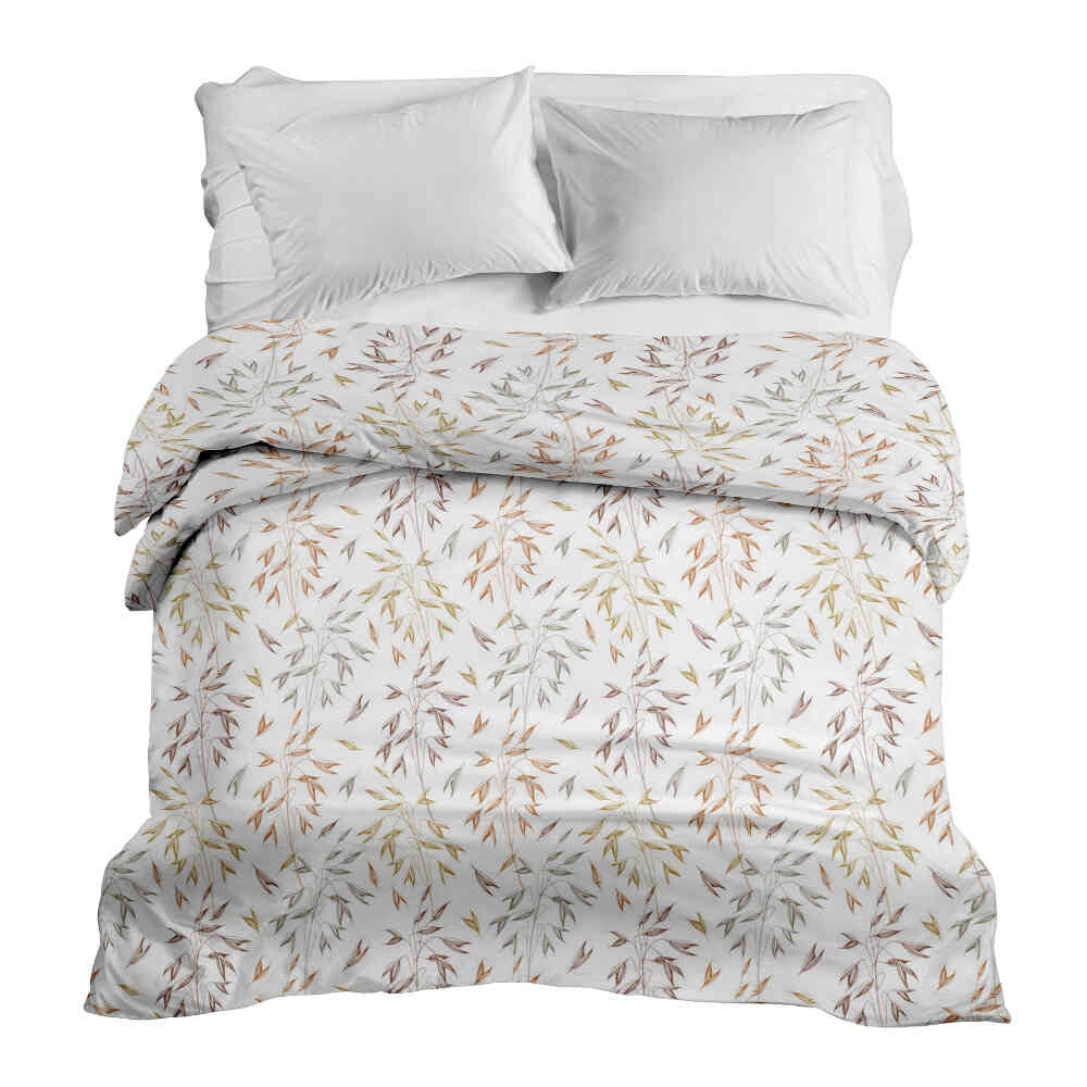 Coperta terapeutica originale - Rivestimento in cotone con delicati rami colorati