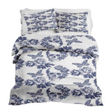 Set di biancheria da letto con coperta terapeutica fiori teschio