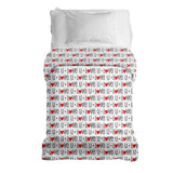 Coperta terapeutica originale - Rivestimento in cotone bianco Love U
