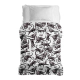 Coperta terapeutica originale - Rivestimento in cotone Gatto di Halloween