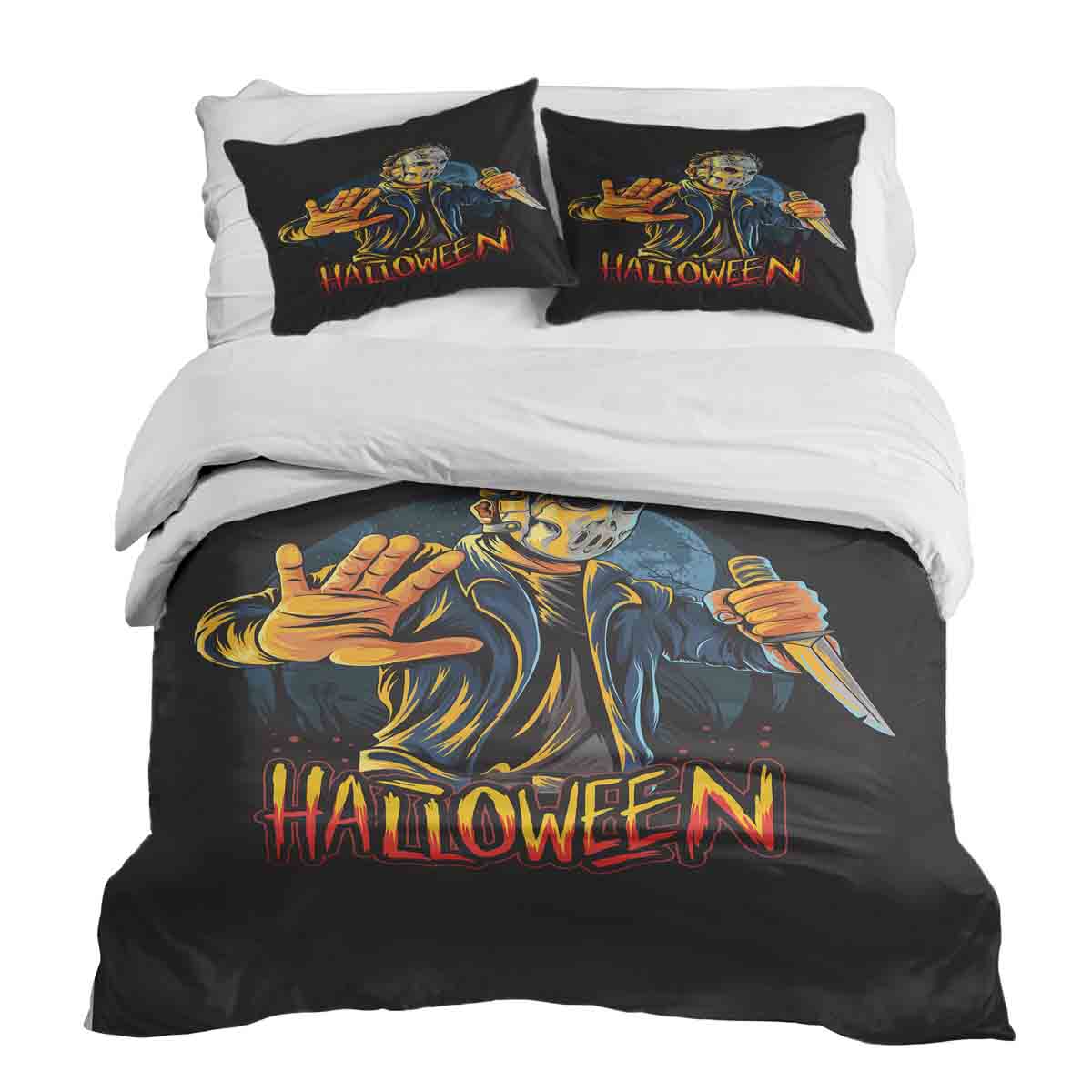 Set di biancheria da letto con coperta terapeutica Halloween 2