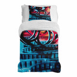 Set di biancheria da letto con coperta terapeutica e movimento a orologeria