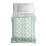 Coperta terapeutica originale - Rivestimento in cotone verde con abeti